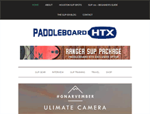 Tablet Screenshot of paddleboardhtx.com